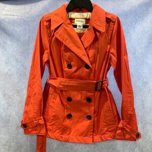 St. John's Bay Short Trench Coat